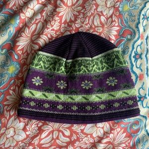 Purple Turtle Fur Hat